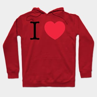 'I love' – do you? Hoodie